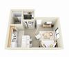 Studio Apartment Floor Plan Studio Apartment Floor Plan at sky harbor apartments in salt lake city, ut